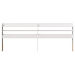 Hodegavl Med Hyller Hvit 180 Cm Heltre Furu