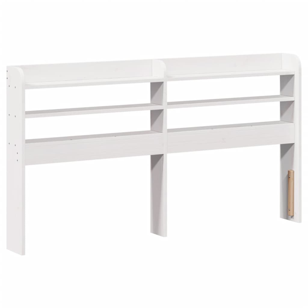 Hodegavl Med Hyller Hvit 160 Cm Heltre Furu
