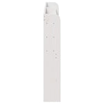 Hodegavl Med Hyller Hvit 160 Cm Heltre Furu