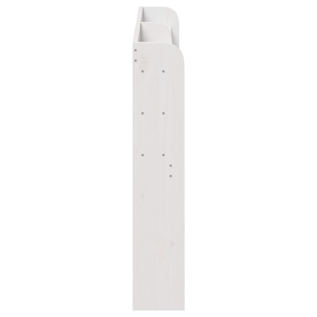 Hodegavl Med Hyller Hvit 160 Cm Heltre Furu