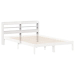 Hodegavl Med Hyller Hvit 160 Cm Heltre Furu