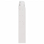 Hodegavl Med Hyller Hvit 140 Cm Heltre Furu