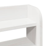 Hodegavl Med Hyller Hvit 140 Cm Heltre Furu