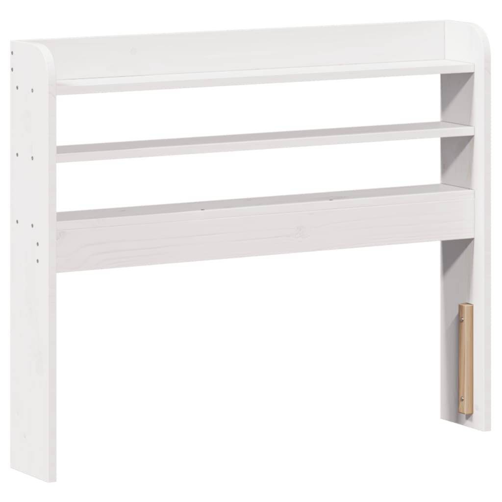Hodegavl Med Hyller Hvit 90 Cm Heltre Furu