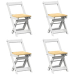 Sommerfugl Spisegruppe 5 Stk Corona Sammenleggbar Hvit Furu