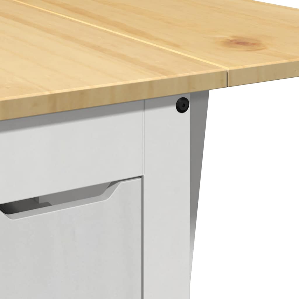 Sommerfugl Spisegruppe 5 Stk Corona Sammenleggbar Hvit Furu