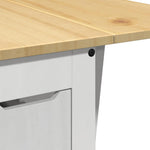 Sommerfugl Spisegruppe 5 Stk Corona Sammenleggbar Hvit Furu
