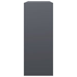 Vedstativ Antrasitt 100X40X100 Cm Stål
