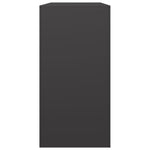 Vedstativ Svart 100X40X80 Cm Stål