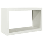 Vedstativ Hvit 100X40X60 Cm Stål