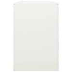 Vedstativ Hvit 100X40X60 Cm Stål