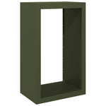 Vedstativ Grønn 60X40X100 Cm Stål