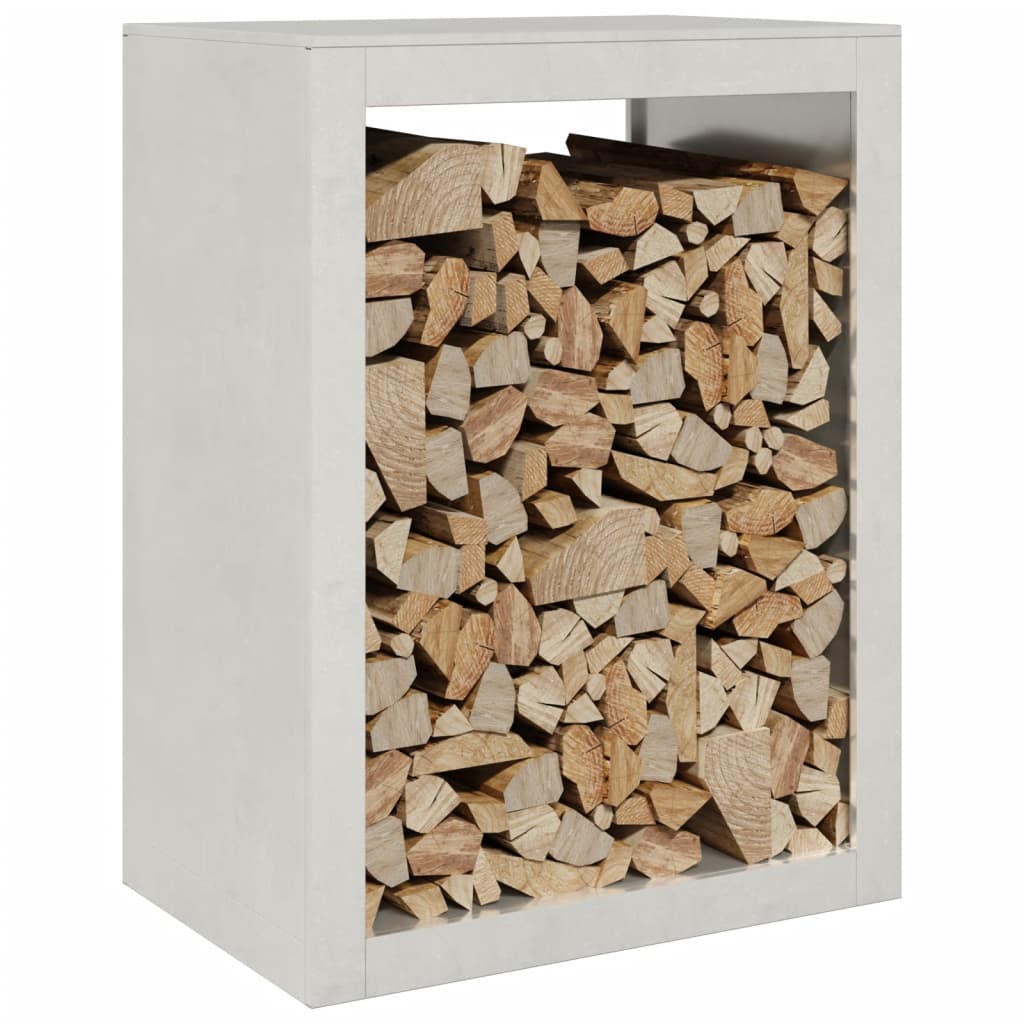 Vedstativ 60X40X80 Cm Rustfritt Stål