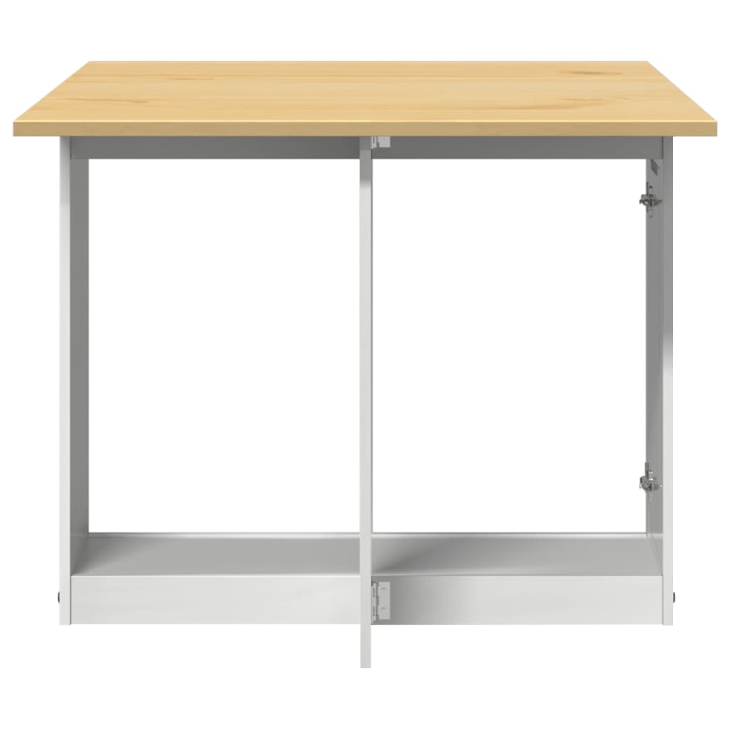 Sommerfugl Spisebord Sammenleggbart Corona Hvit Heltre Furu