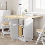 Sommerfugl Spisebord Sammenleggbart Corona Hvit Heltre Furu
