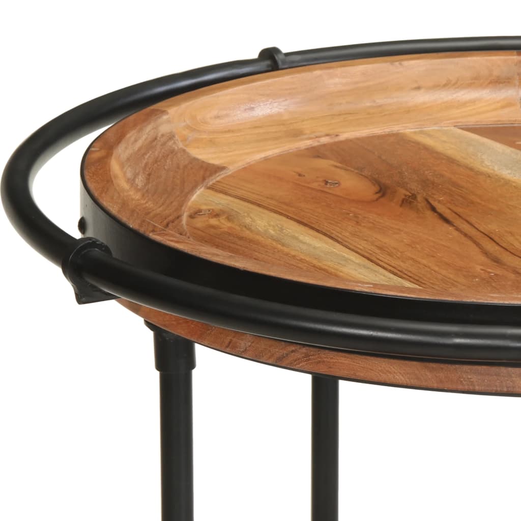 Sidebord Ø55X83 Cm Heltre Akasie