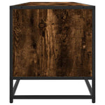 Tv-Benk Røkt Eik 180,5X40X46 Cm Konstruert Tre