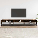 Tv-Benk Røkt Eik 270X40X46 Cm Konstruert Tre