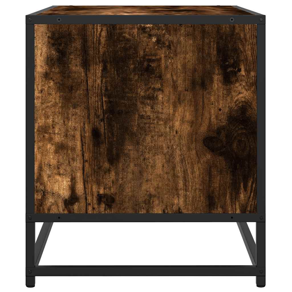 Tv-Benk Røkt Eik 270X40X46 Cm Konstruert Tre
