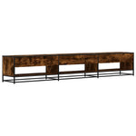 Tv-Benk Røkt Eik 270X40X46 Cm Konstruert Tre