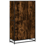 Bokhylle Røkt Eik 80,5X35X139 Cm Konstruert Tre