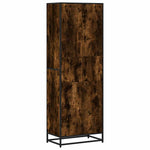 Bokhylle Røkt Eik 60X35X170,5 Cm Konstruert Tre