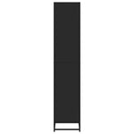 Bokhylle Svart 80,5X35X170,5 Cm Konstruert Tre
