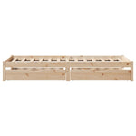 Sengeramme Uten Madrass 75X190 Cm Heltre Furu