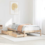 Sengeramme Uten Madrass 75X190 Cm Heltre Furu