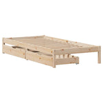 Sengeramme Uten Madrass 90X200 Cm Heltre Furu