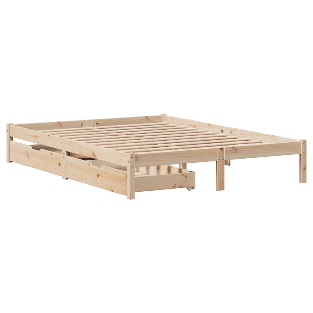 Sengeramme Uten Madrass 120X200 Cm Heltre Furu