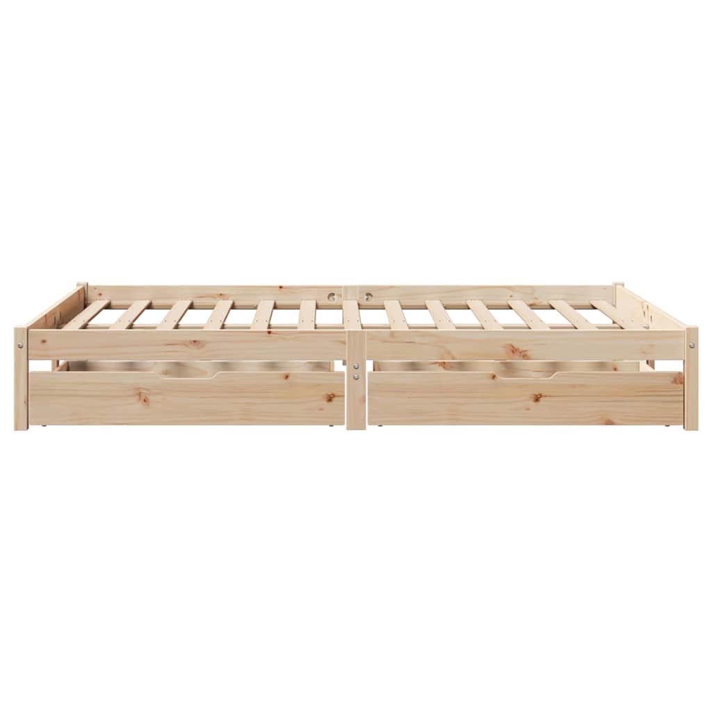 Sengeramme Uten Madrass 120X200 Cm Heltre Furu