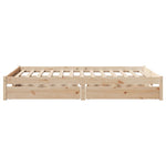 Sengeramme Uten Madrass 140X200 Cm Heltre Furu