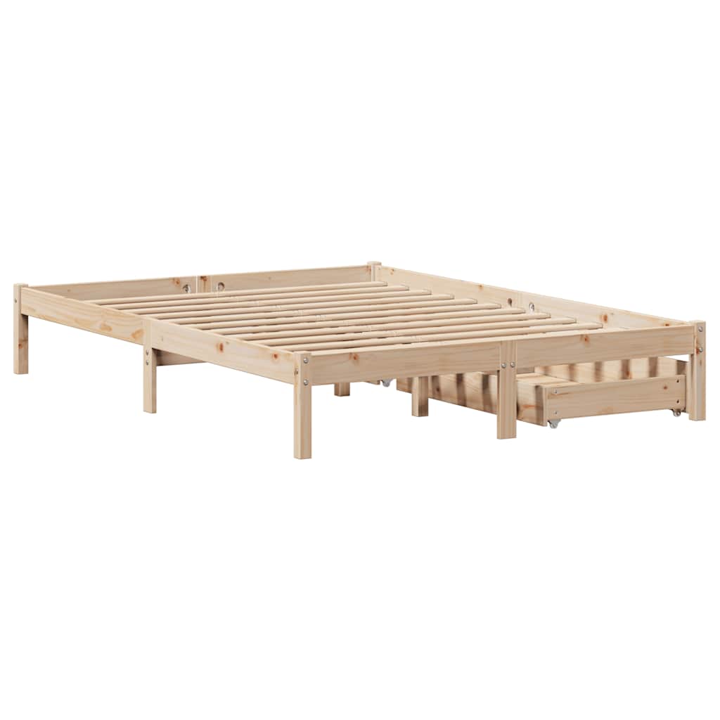 Sengeramme Uten Madrass 140X200 Cm Heltre Furu