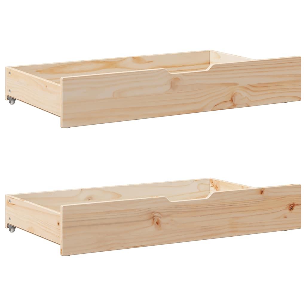 Sengeramme Med Madrass 200X200 Cm Heltre Furu