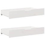 Sengeramme Med Madrass Hvit 200X200 Cm Heltre Furu