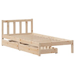 Sengeramme Uten Madrass 90X200 Cm Heltre Furu