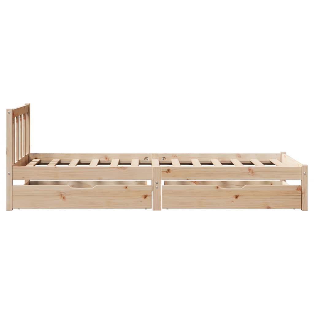 Sengeramme Uten Madrass 90X200 Cm Heltre Furu