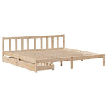 Sengeramme Uten Madrass 180X200 Cm Heltre Furu
