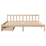 Sengeramme Uten Madrass 180X200 Cm Heltre Furu