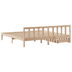 Sengeramme Uten Madrass 180X200 Cm Heltre Furu