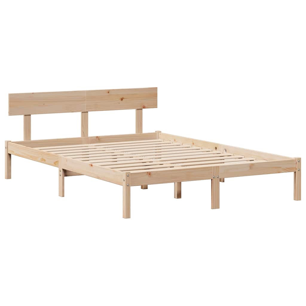 Sengeramme Uten Madrass 140X200 Cm Heltre Furu