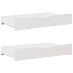 Sengeramme Med Madrass Hvit 200X200 Cm Heltre Furu