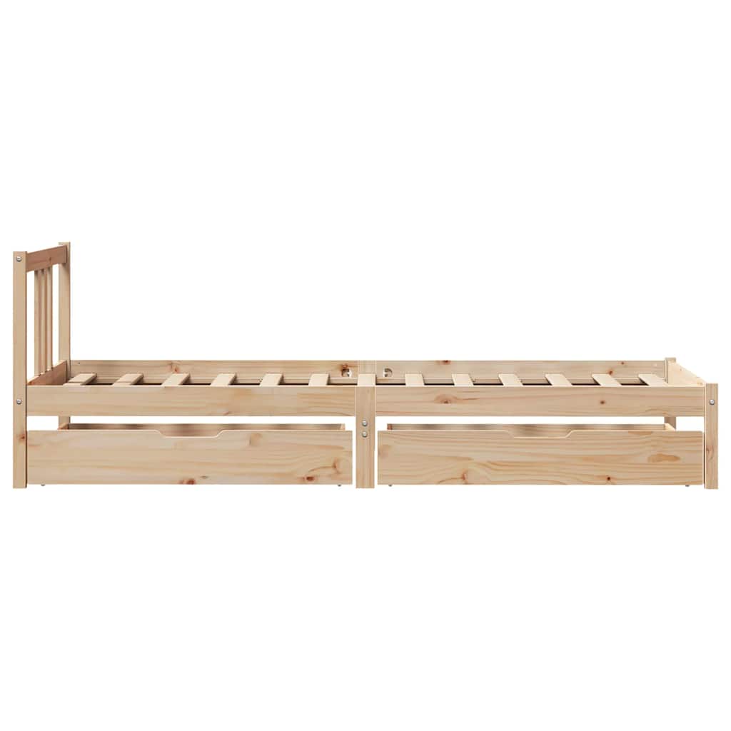 Sengeramme Uten Madrass 90X190 Cm Heltre Furu