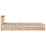 Sengeramme Uten Madrass 90X190 Cm Heltre Furu