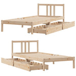 Sengeramme Uten Madrass 90X190 Cm Heltre Furu