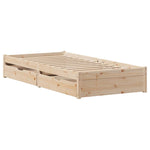 Sengeramme Uten Madrass 75X190 Cm Heltre Furu