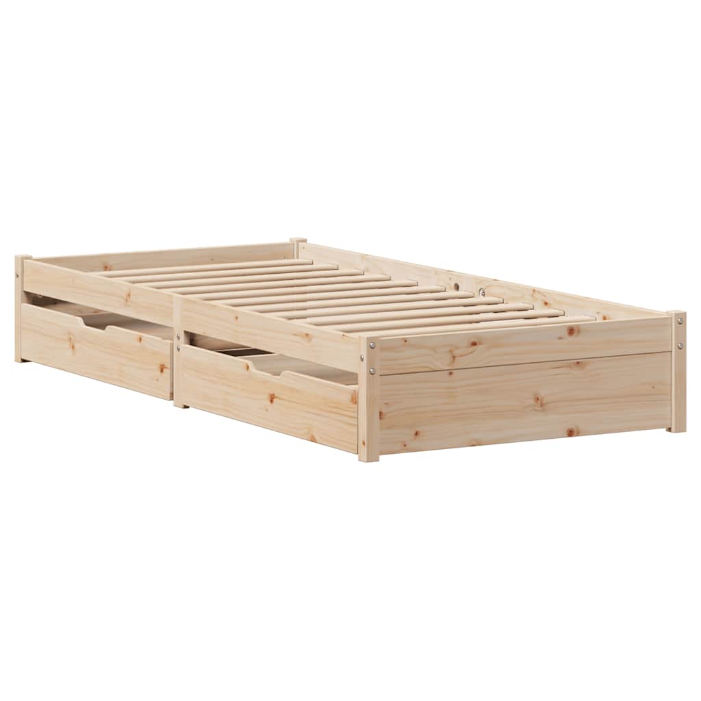 Sengeramme Uten Madrass 75X190 Cm Heltre Furu