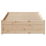 Sengeramme Uten Madrass 75X190 Cm Heltre Furu