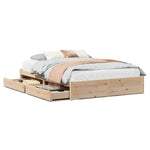 Sengeramme Uten Madrass 140X190 Cm Heltre Furu